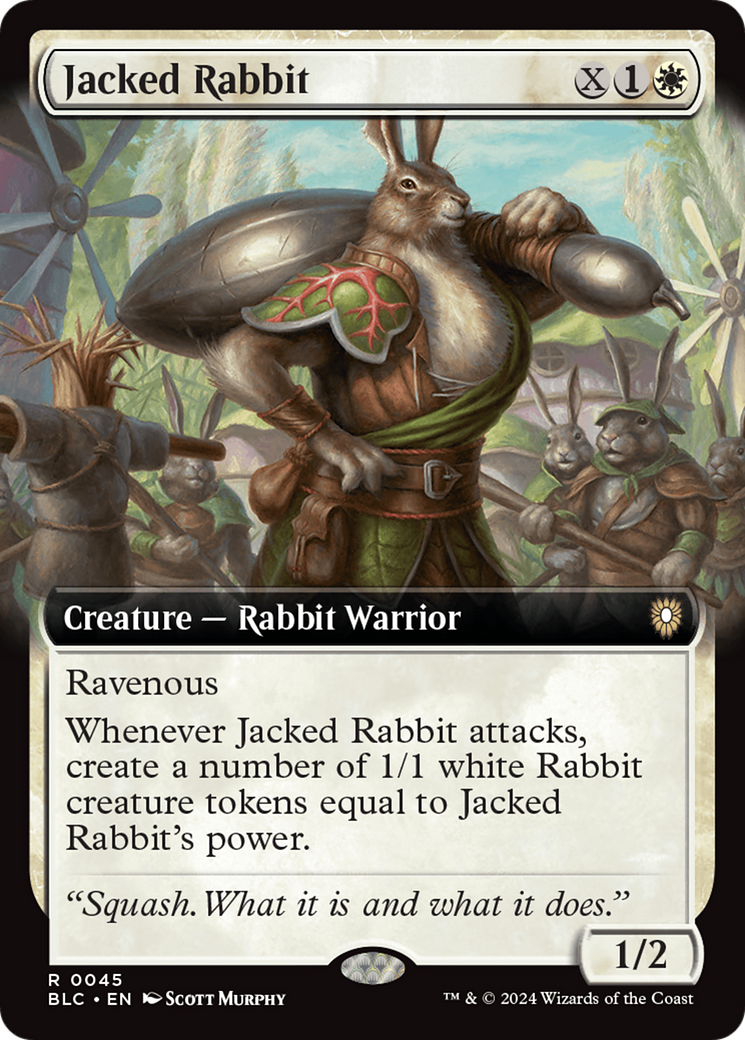 Jacked Rabbit (Extended Art) [Bloomburrow Commander] - Magic: The Gathering - Card Brawlers | Quebec | Canada |