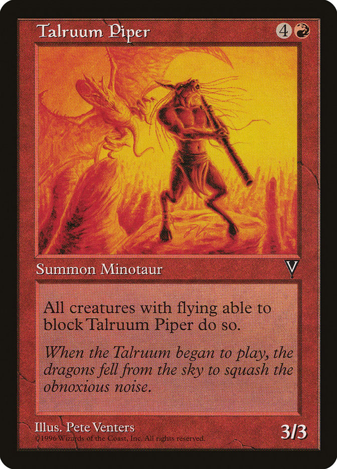 Talruum Piper [Visions] - Magic: The Gathering - Card Brawlers | Quebec | Canada |