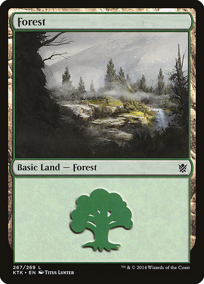Forest (267) [Khans of Tarkir] - Magic: The Gathering - Card Brawlers | Quebec | Canada |