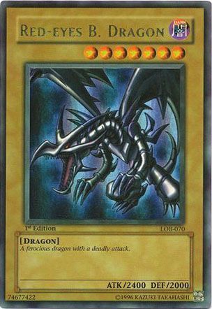 Red-Eyes B. Dragon [LOB-070] Ultra Rare - Yu-Gi-Oh! - Card Brawlers | Quebec | Canada |