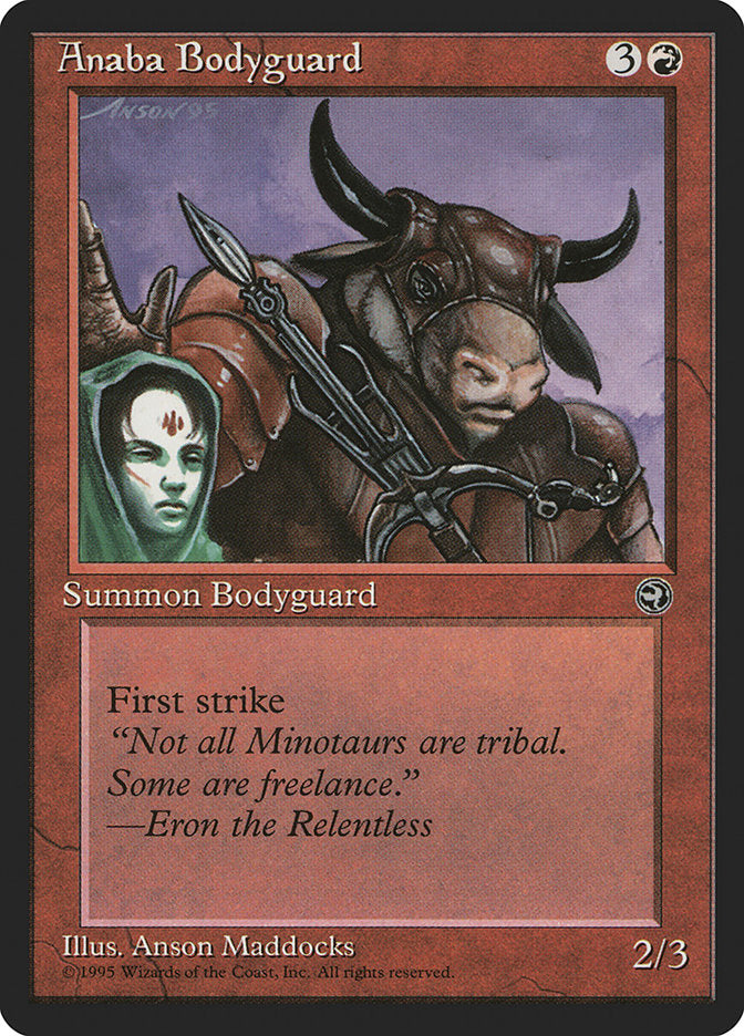 Anaba Bodyguard (Eron Flavor Text) [Homelands] - Magic: The Gathering - Card Brawlers | Quebec | Canada |