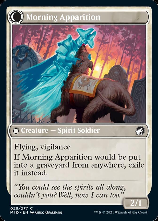 Mourning Patrol // Morning Apparition [Innistrad: Midnight Hunt] - Magic: The Gathering - Card Brawlers | Quebec | Canada |