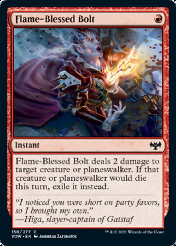 Flame-Blessed Bolt [Innistrad: Crimson Vow] - Magic: The Gathering - Card Brawlers | Quebec | Canada |