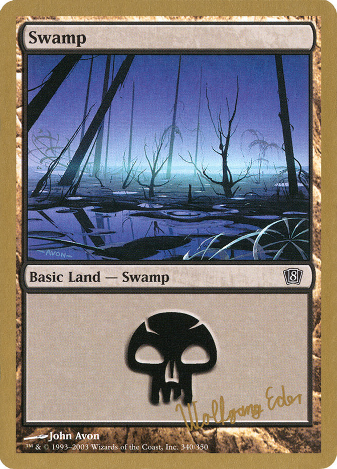 Swamp (we340) (Wolfgang Eder) [World Championship Decks 2003] - Magic: The Gathering - Card Brawlers | Quebec | Canada |