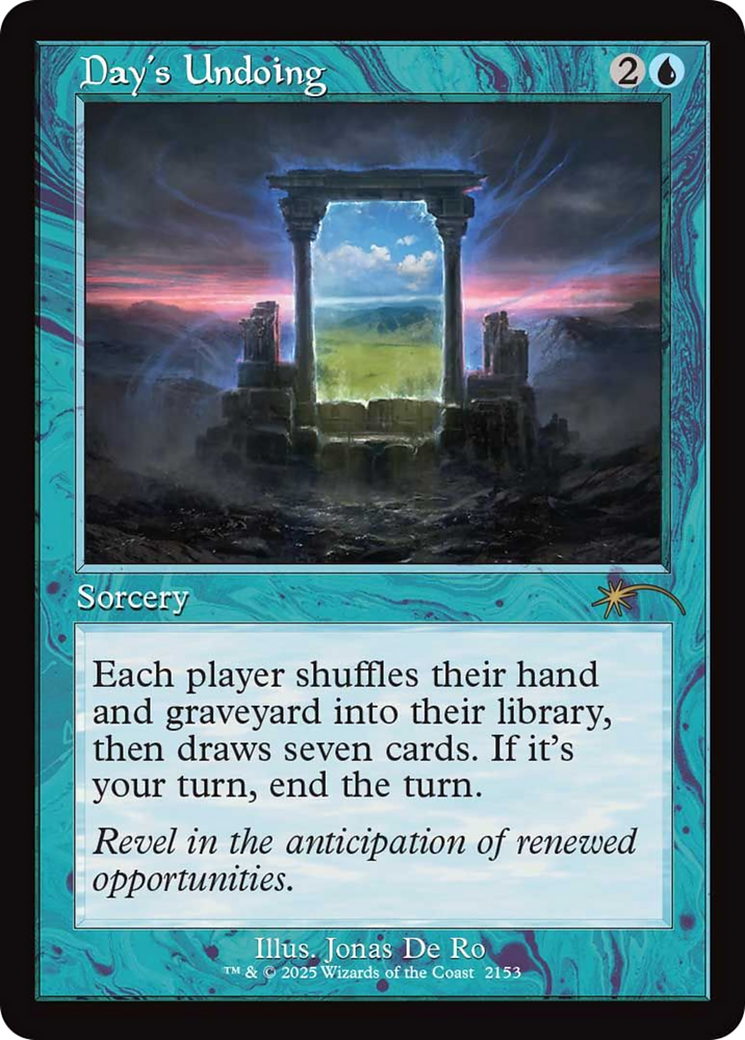 Day's Undoing (Retro Frame) [Secret Lair Drop Series] - Magic: The Gathering - Card Brawlers | Quebec | Canada |