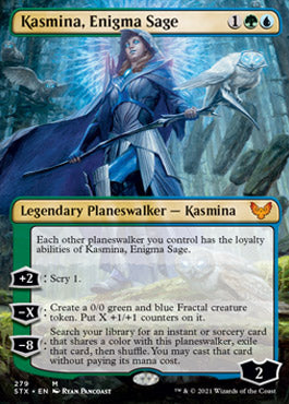 Kasmina, Enigma Sage (Borderless) [Strixhaven: School of Mages] - Magic: The Gathering - Card Brawlers | Quebec | Canada |