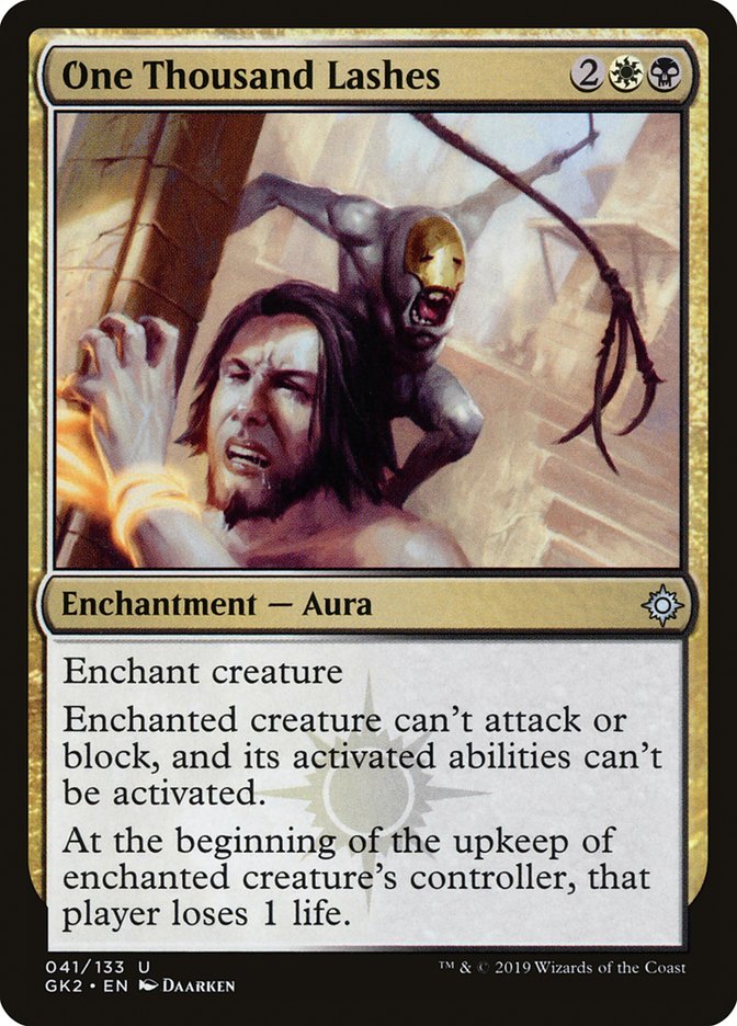 One Thousand Lashes [Ravnica Allegiance Guild Kit] - Magic: The Gathering - Card Brawlers | Quebec | Canada |