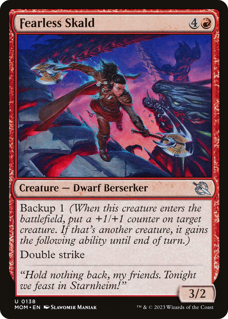Fearless Skald [March of the Machine] - Magic: The Gathering - Card Brawlers | Quebec | Canada |