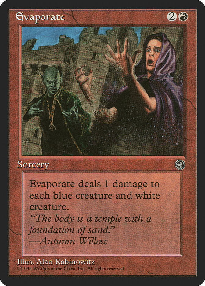 Evaporate [Homelands] - Magic: The Gathering - Card Brawlers | Quebec | Canada |