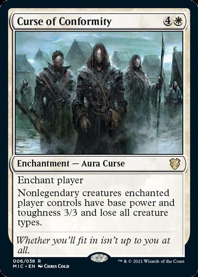 Curse of Conformity [Innistrad: Midnight Hunt Commander] - Magic: The Gathering - Card Brawlers | Quebec | Canada |