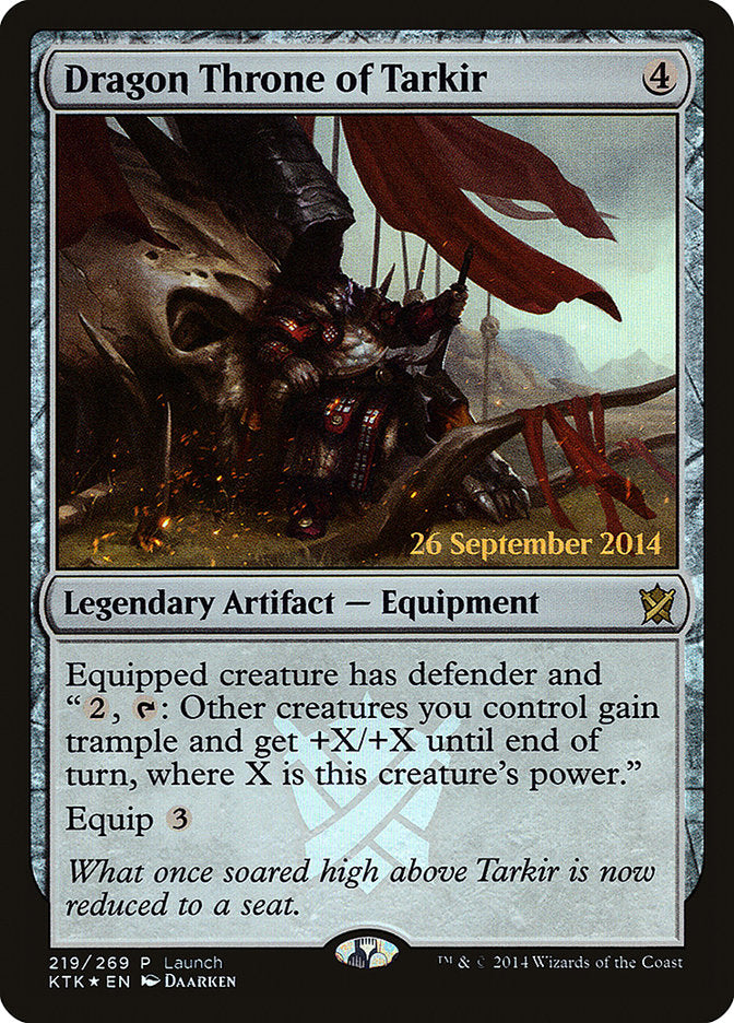 Dragon Throne of Tarkir (Launch) [Khans of Tarkir Prerelease Promos] - Magic: The Gathering - Card Brawlers | Quebec | Canada |