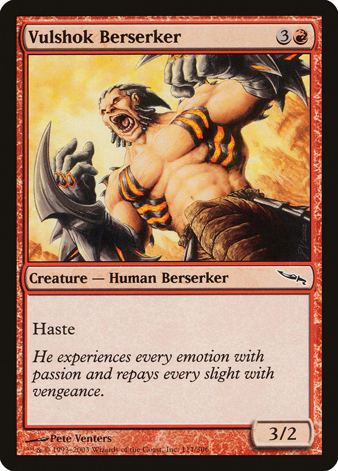 Vulshok Berserker [Mirrodin] - Magic: The Gathering - Card Brawlers | Quebec | Canada |