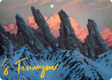 Mountain (275) Art Card (Gold-Stamped Signature) [Dungeons & Dragons: Adventures in the Forgotten Realms Art Series] - Magic: The Gathering - Card Brawlers | Quebec | Canada |