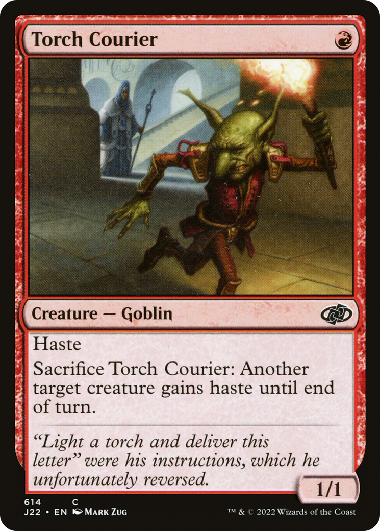 Torch Courier [Jumpstart 2022] - Magic: The Gathering - Card Brawlers | Quebec | Canada |