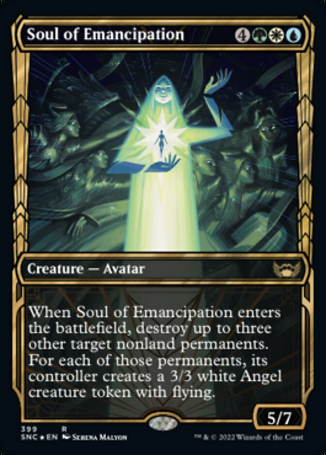 Soul of Emancipation (Showcase Golden Age Gilded Foil) [Streets of New Capenna] - Magic: The Gathering - Card Brawlers | Quebec | Canada |