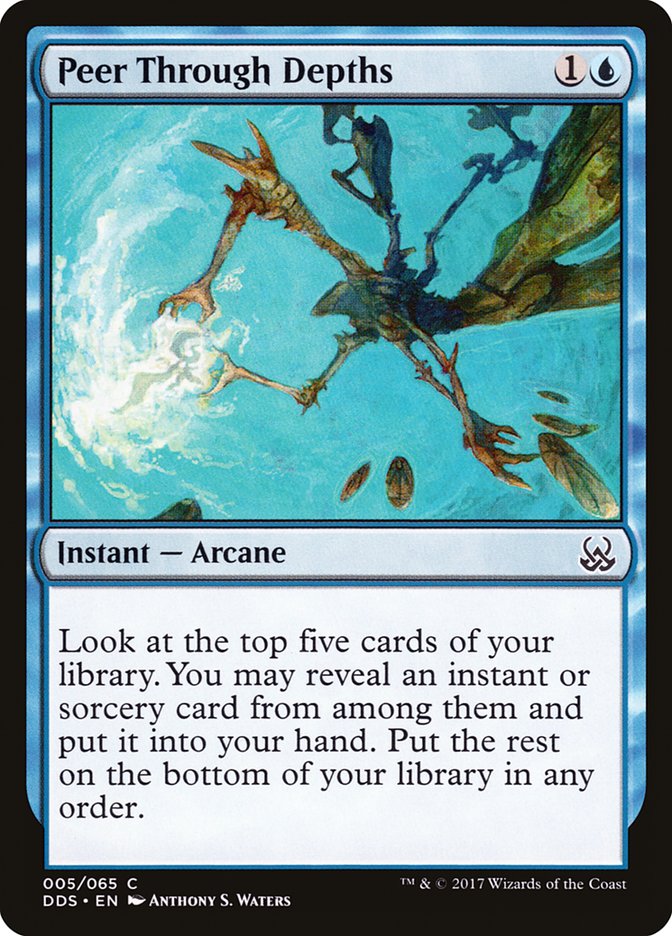 Peer Through Depths [Duel Decks: Mind vs. Might] - Magic: The Gathering - Card Brawlers | Quebec | Canada |