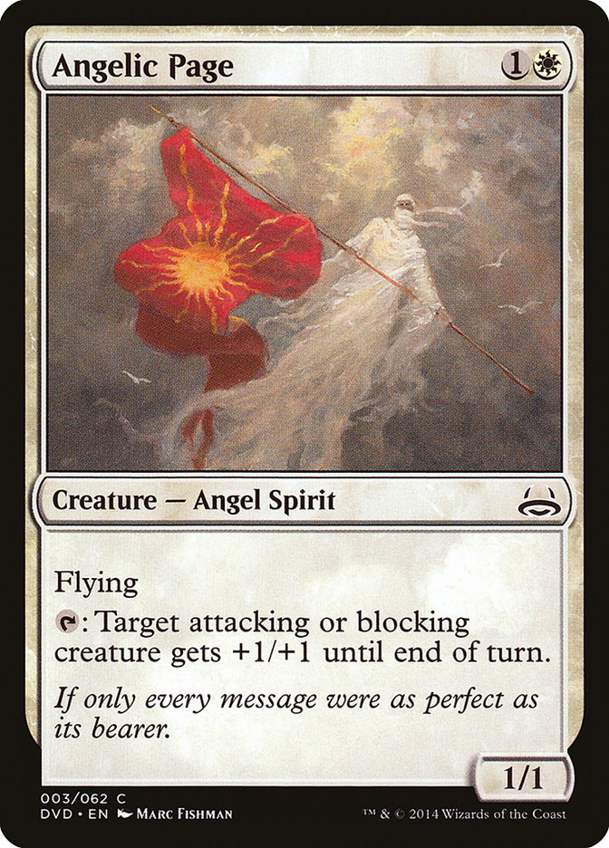 Angelic Page (Divine vs. Demonic) [Duel Decks Anthology] - Magic: The Gathering - Card Brawlers | Quebec | Canada |