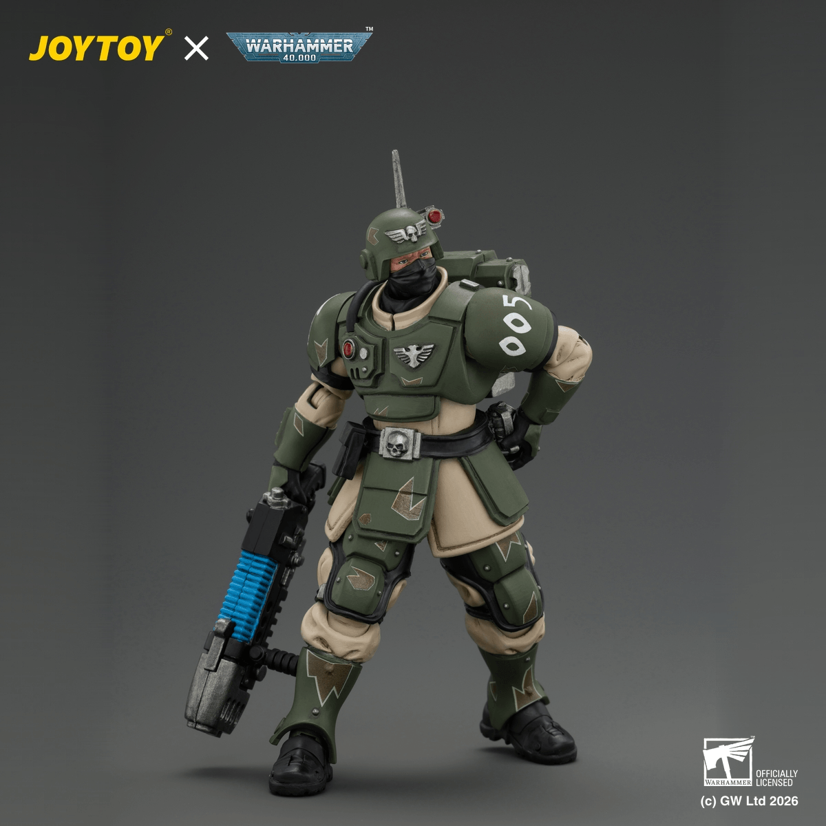 JOYTOY - Warhammer 40k - Astra Militarum - Kasrkin 4 with Plasma Gun - (PREORDER) October 30, 2026