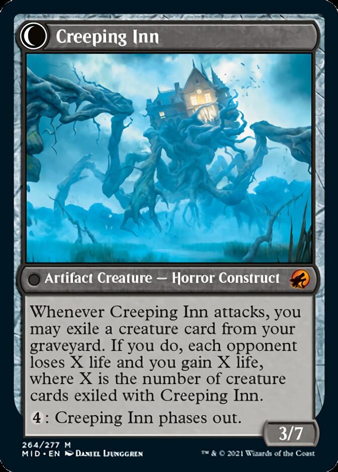 Hostile Hostel // Creeping Inn [Innistrad: Midnight Hunt] - Magic: The Gathering - Card Brawlers | Quebec | Canada |