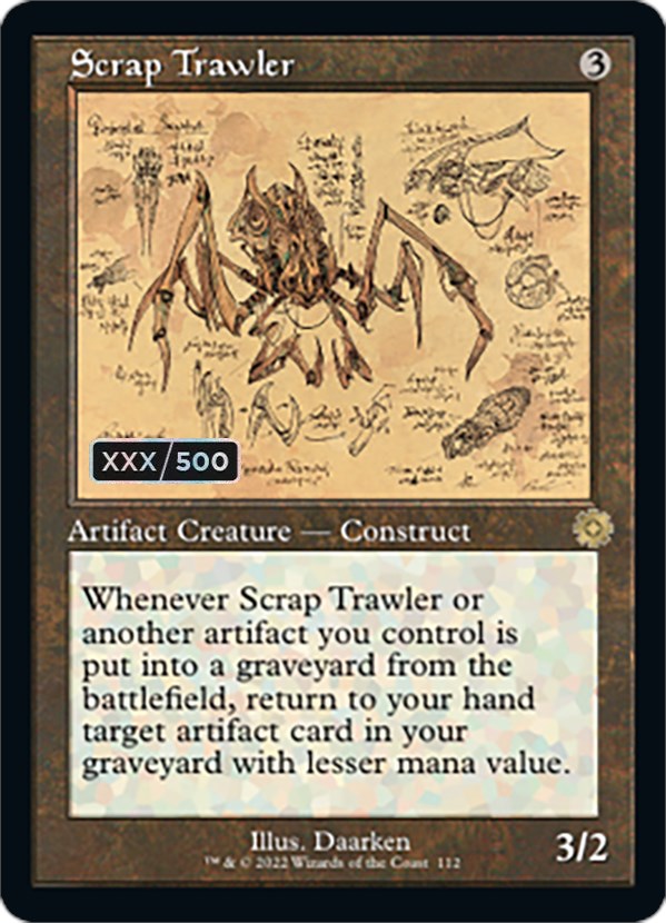 Scrap Trawler (Retro Schematic) (Serialized) [The Brothers' War Retro Artifacts] - Magic: The Gathering - Card Brawlers | Quebec | Canada |
