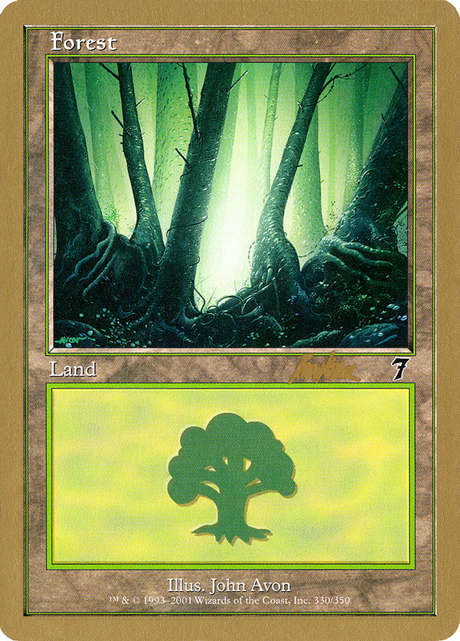 Forest (bk330) (Brian Kibler) [World Championship Decks 2002] - Magic: The Gathering - Card Brawlers | Quebec | Canada |