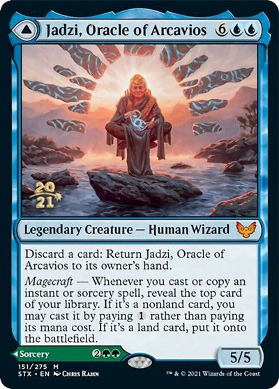 Jadzi, Oracle of Arcavios // Journey to the Oracle [Strixhaven: School of Mages Prerelease Promos] - Magic: The Gathering - Card Brawlers | Quebec | Canada |