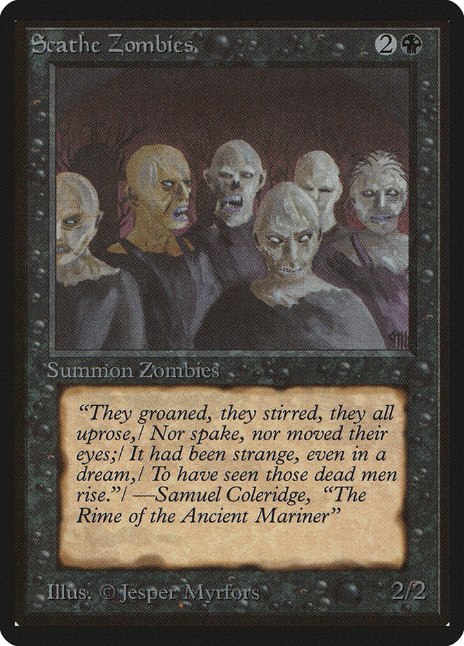 Scathe Zombies [Beta Edition] - Magic: The Gathering - Card Brawlers | Quebec | Canada |