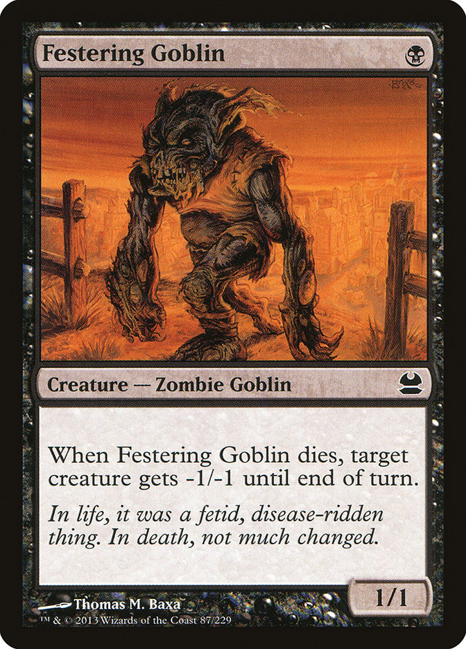 Festering Goblin [Modern Masters] - Magic: The Gathering - Card Brawlers | Quebec | Canada |