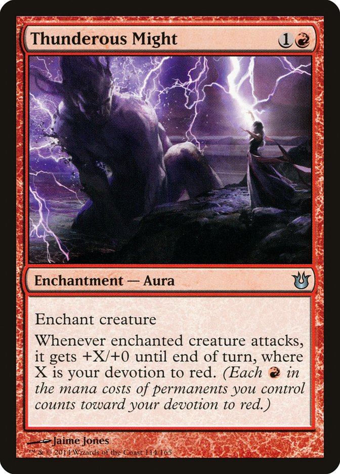 Thunderous Might [Born of the Gods] - Magic: The Gathering - Card Brawlers | Quebec | Canada |