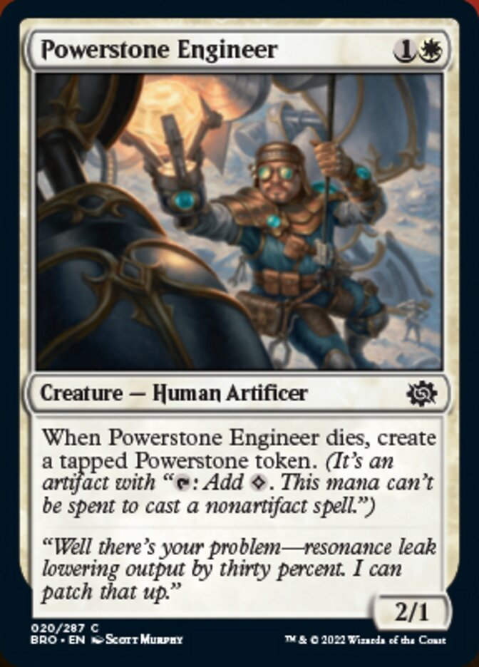 Powerstone Engineer [The Brothers' War] - Magic: The Gathering - Card Brawlers | Quebec | Canada |