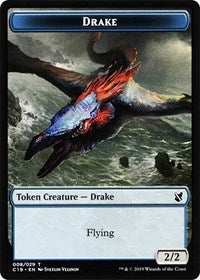 Drake // Human Double-Sided Token [Commander 2019 Tokens] - Magic: The Gathering - Card Brawlers | Quebec | Canada |