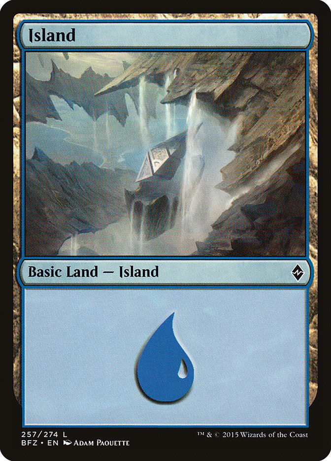 Island (257) [Battle for Zendikar] - Magic: The Gathering - Card Brawlers | Quebec | Canada |