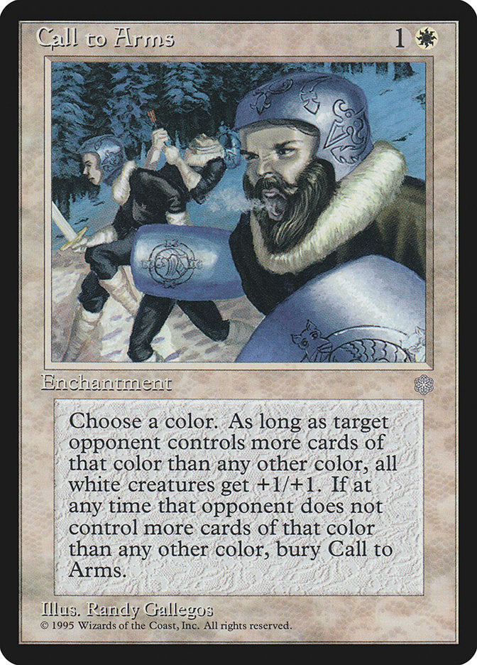 Call to Arms [Ice Age] - Magic: The Gathering - Card Brawlers | Quebec | Canada |