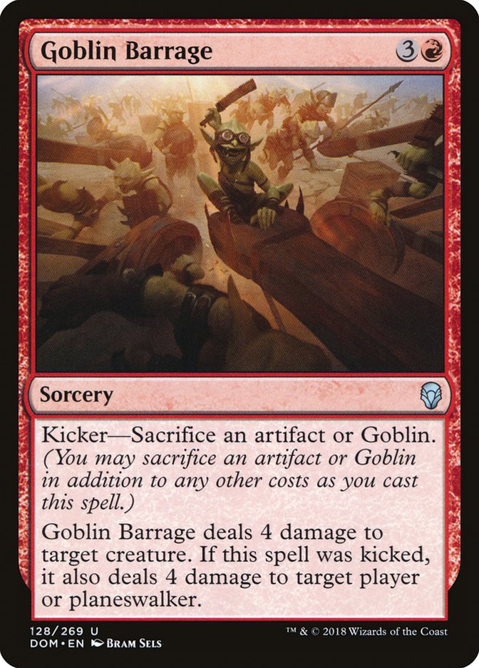 Goblin Barrage [Dominaria] - Magic: The Gathering - Card Brawlers | Quebec | Canada |