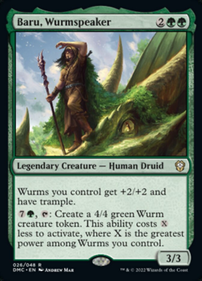 Baru, Wurmspeaker [Dominaria United Commander] - Magic: The Gathering - Card Brawlers | Quebec | Canada |