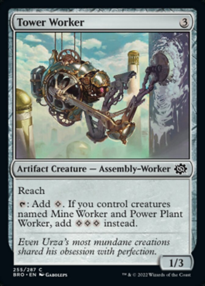 Tower Worker [The Brothers' War] - Magic: The Gathering - Card Brawlers | Quebec | Canada |