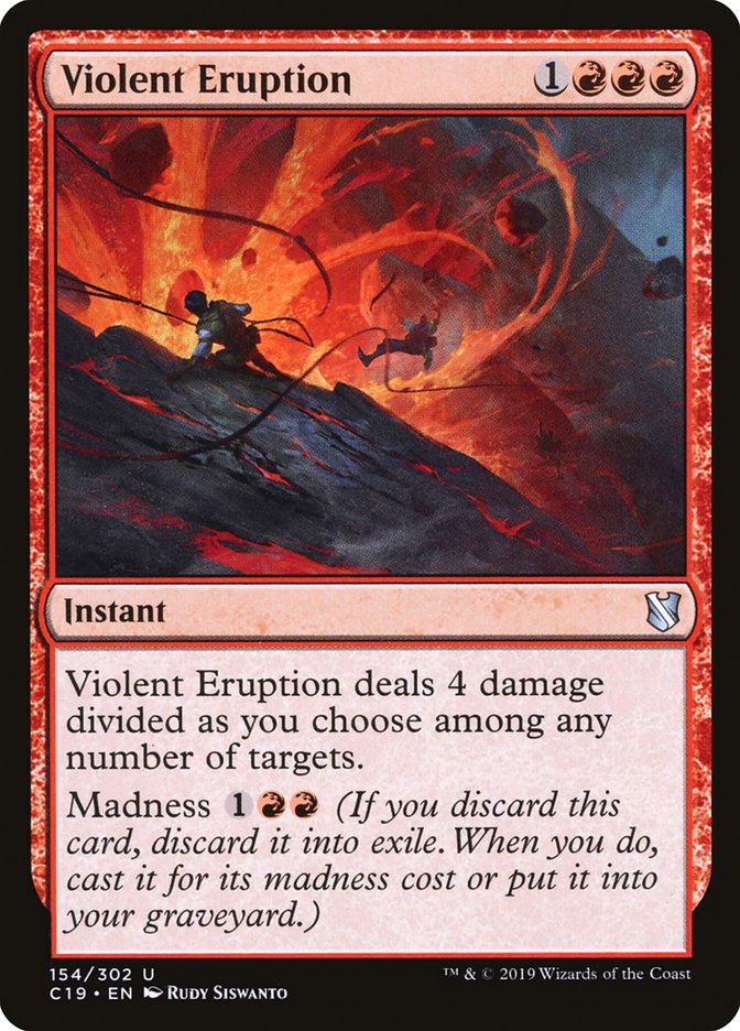 Violent Eruption [Commander 2019] - Magic: The Gathering - Card Brawlers | Quebec | Canada |