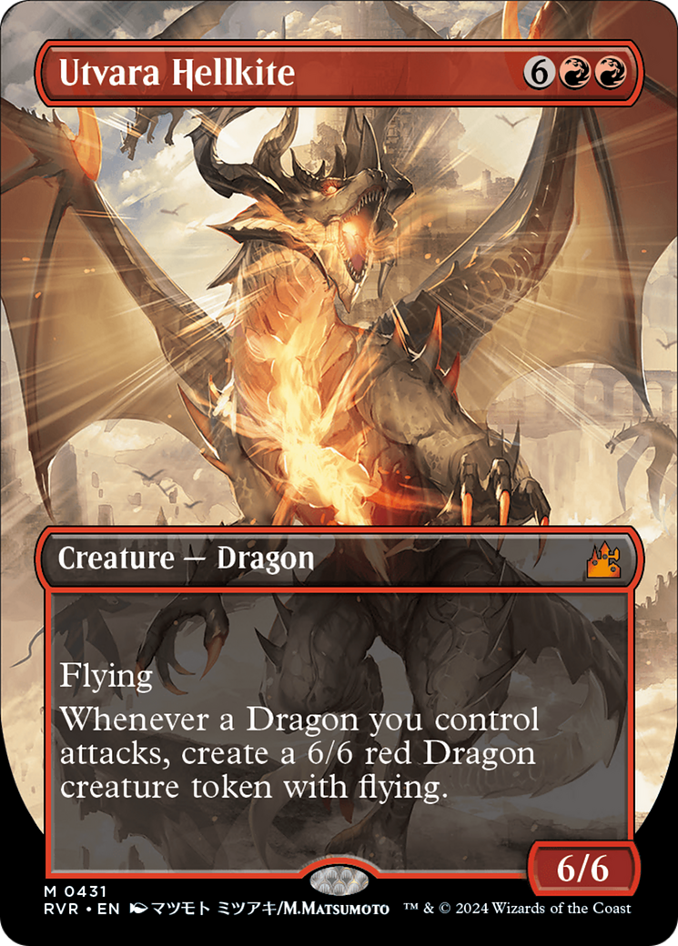 Utvara Hellkite (Anime Borderless) [Ravnica Remastered] - Magic: The Gathering - Card Brawlers | Quebec | Canada |