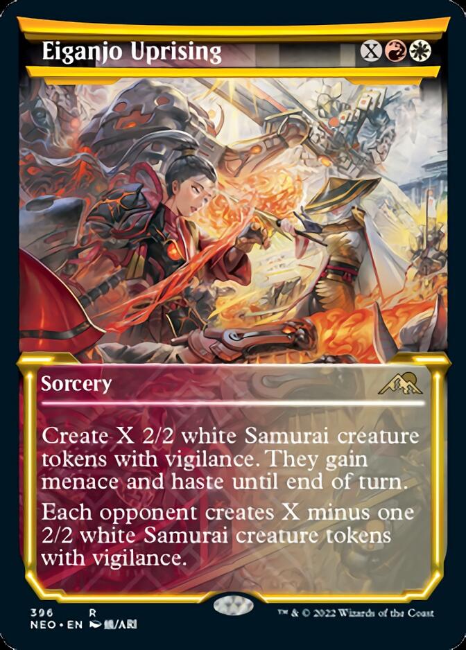 Eiganjo Uprising (Showcase Soft Glow) [Kamigawa: Neon Dynasty] - Magic: The Gathering - Card Brawlers | Quebec | Canada |
