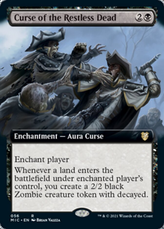 Curse of the Restless Dead (Extended Art) [Innistrad: Midnight Hunt Commander] - Magic: The Gathering - Card Brawlers | Quebec | Canada |