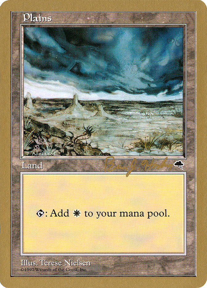 Plains (bh334) (Brian Hacker) [World Championship Decks 1998] - Magic: The Gathering - Card Brawlers | Quebec | Canada |