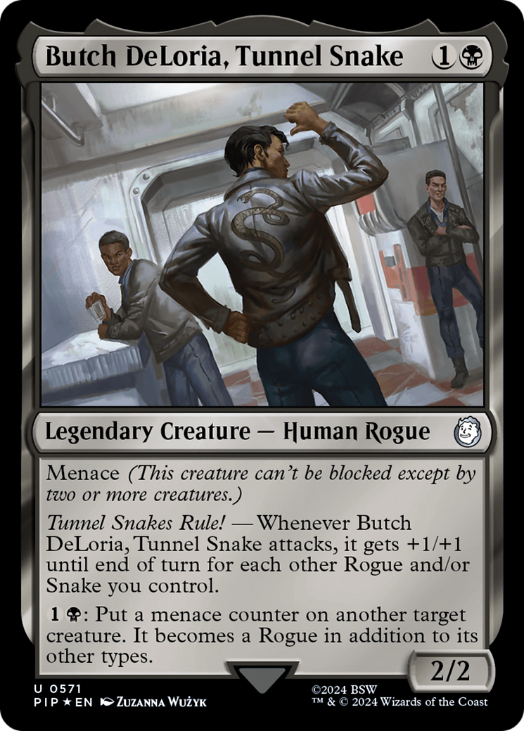 Butch DeLoria, Tunnel Snake (Surge Foil) [Fallout] - Magic: The Gathering - Card Brawlers | Quebec | Canada |