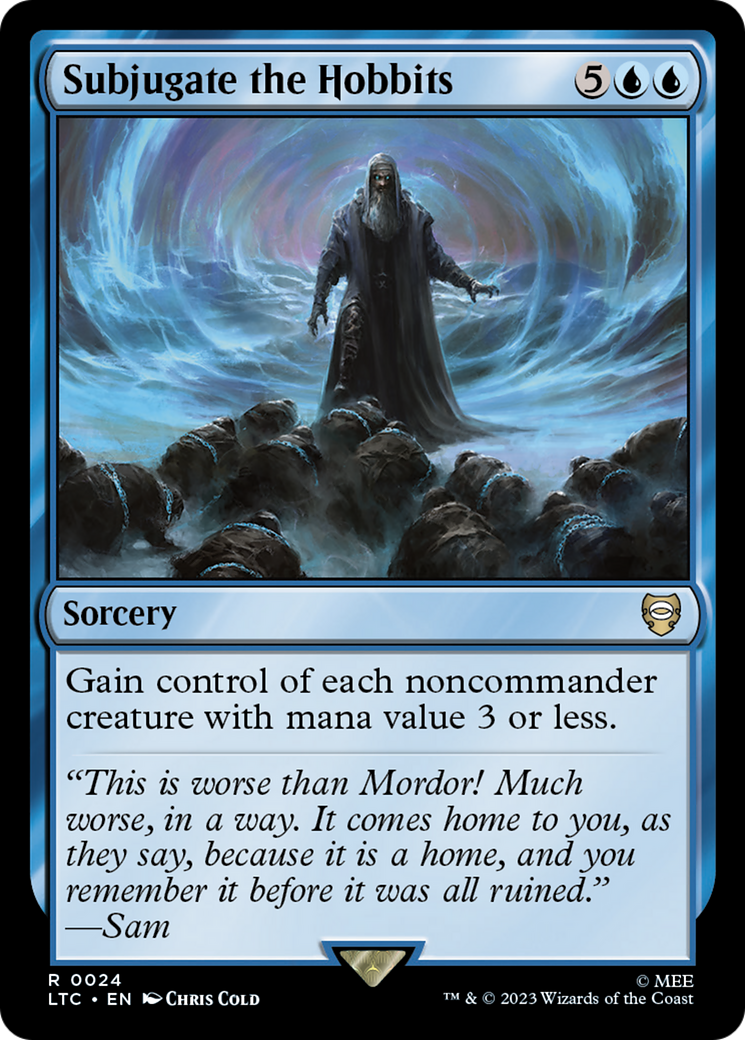 Subjugate the Hobbits [The Lord of the Rings: Tales of Middle-Earth Commander] - Magic: The Gathering - Card Brawlers | Quebec | Canada |