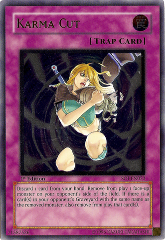 Karma Cut (UTR) [SOI-EN053] Ultimate Rare - Yu-Gi-Oh! - Card Brawlers | Quebec | Canada |