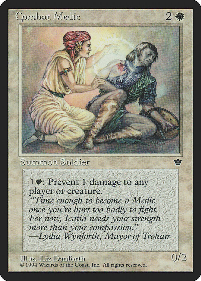 Combat Medic (Liz Danforth) [Fallen Empires] - Magic: The Gathering - Card Brawlers | Quebec | Canada |