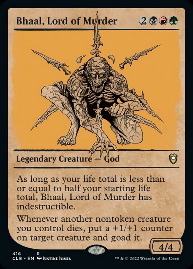 Bhaal, Lord of Murder (Showcase) [Commander Legends: Battle for Baldur's Gate] - Magic: The Gathering - Card Brawlers | Quebec | Canada |