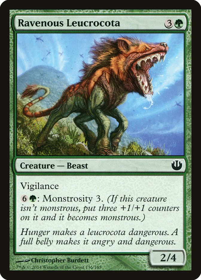 Ravenous Leucrocota [Journey into Nyx] - Magic: The Gathering - Card Brawlers | Quebec | Canada |