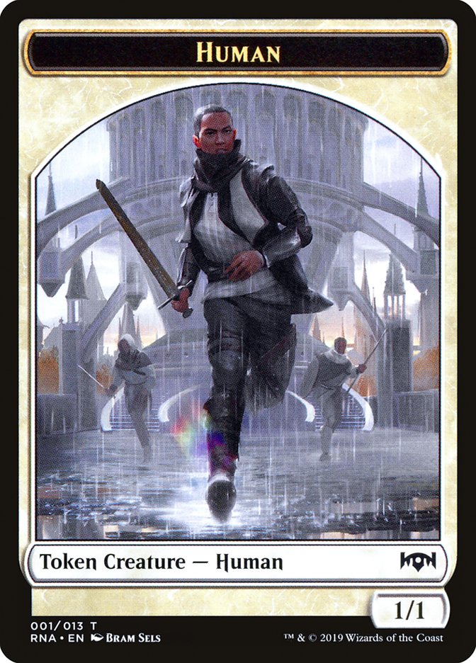 Human Token [Ravnica Allegiance Tokens] - Magic: The Gathering - Card Brawlers | Quebec | Canada |