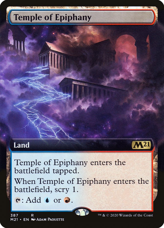 Temple of Epiphany (Extended Art) [Core Set 2021] - Magic: The Gathering - Card Brawlers | Quebec | Canada |