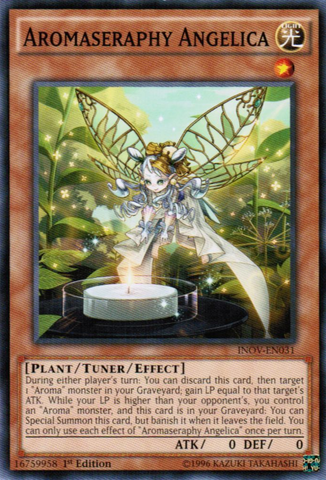Aromaseraphy Angelica [INOV-EN031] Common - Yu-Gi-Oh! - Card Brawlers | Quebec | Canada |